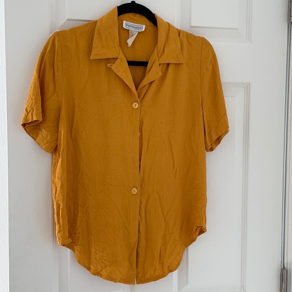 Mustard Vintage blouse